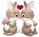 Gif animé coeur rose